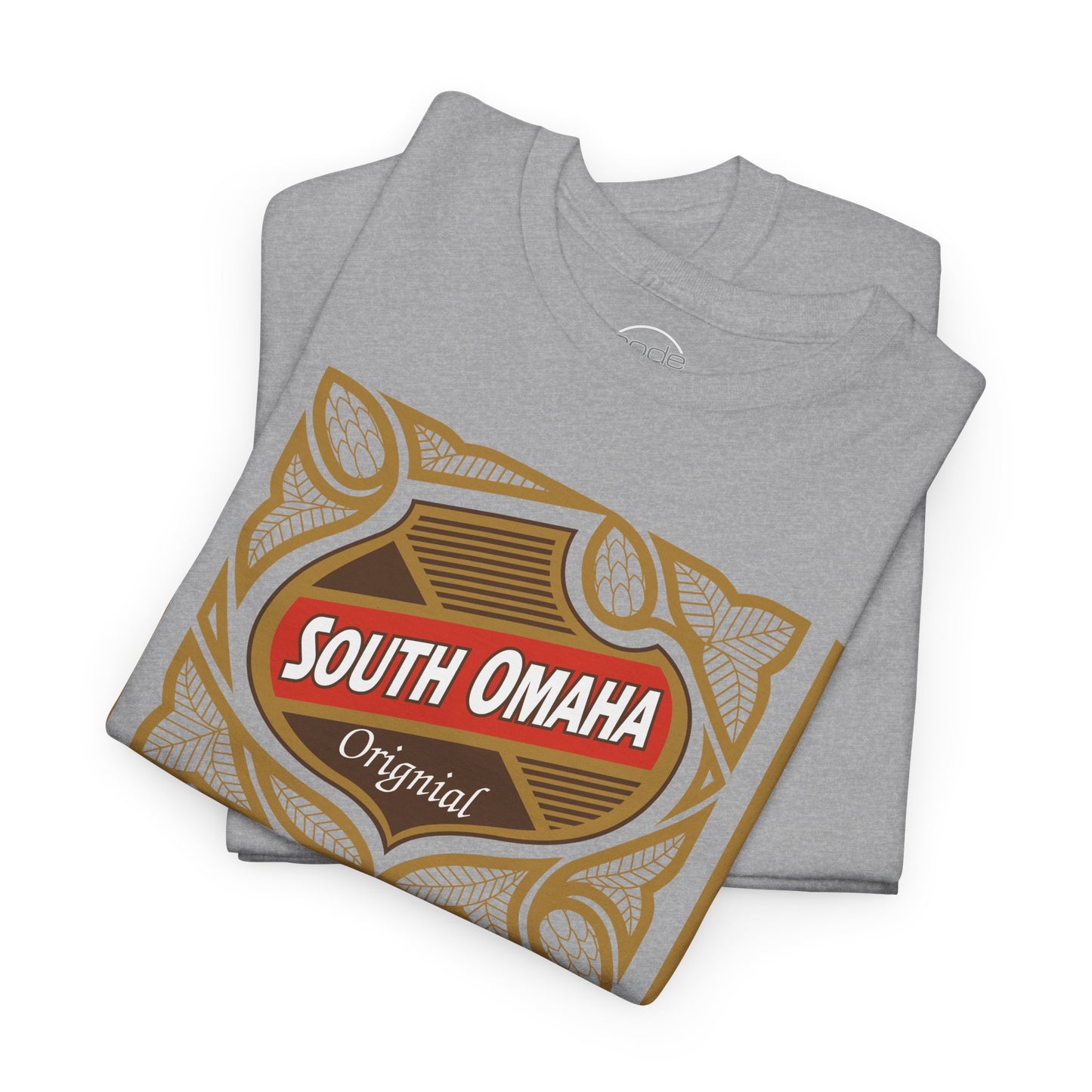 South Omaha 'Original' Falstaff Red Stripe Label Retro T-Shirt