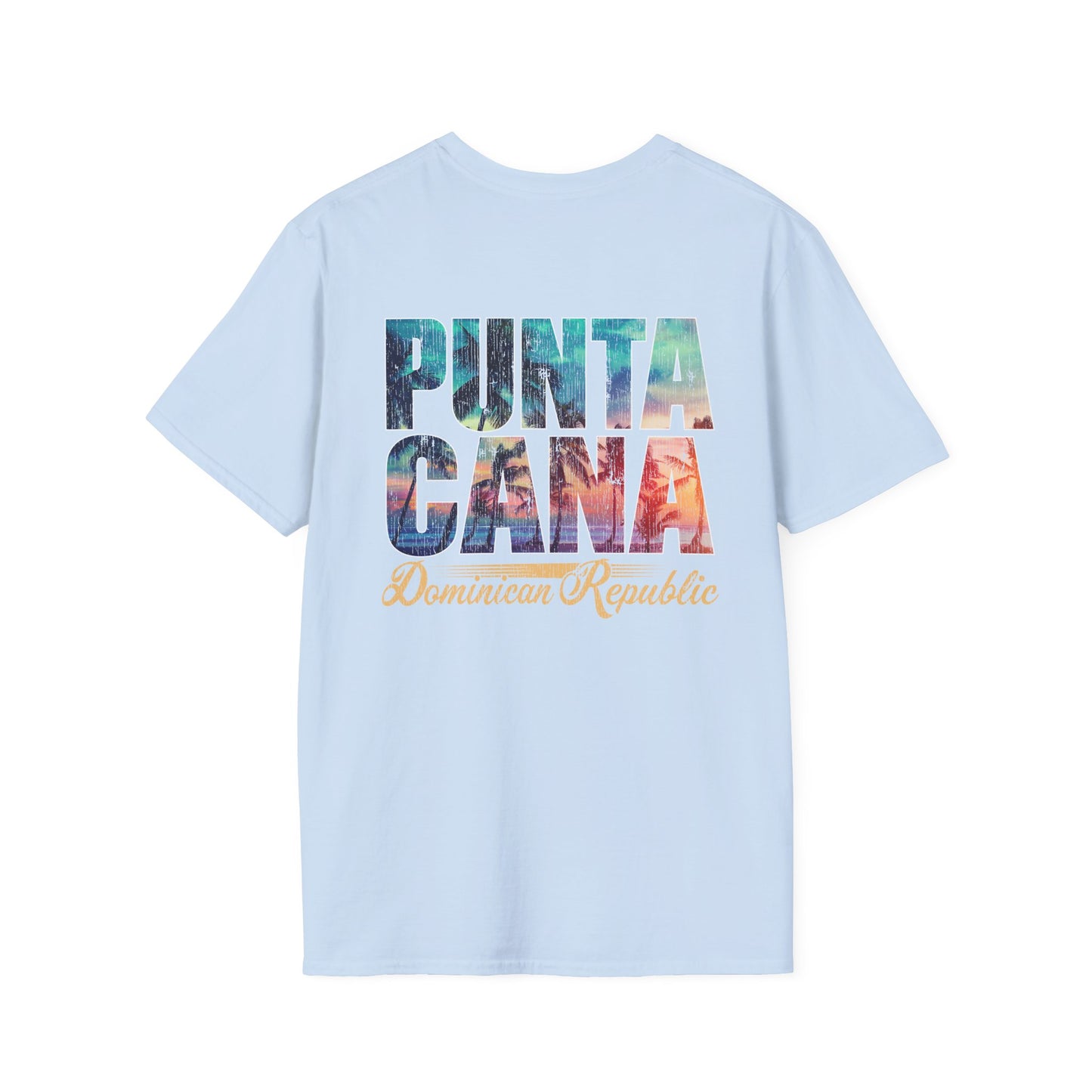 Punta Cana Unisex Softstyle T-Shirt, Relaxed Fit Tee, Beach Vacation Shirt, Dominican Republic Gift, Summer Travel Apparel