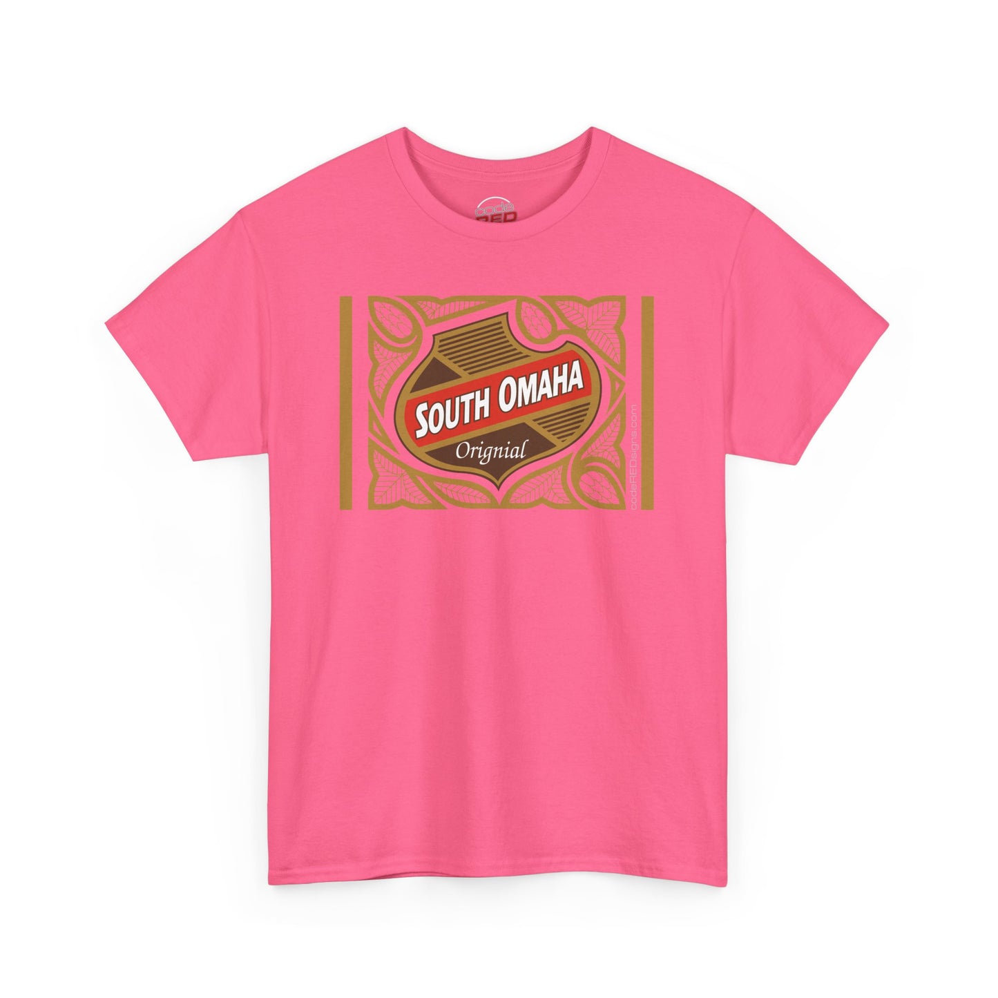South Omaha 'Original' Falstaff Red Stripe Label Retro T-Shirt