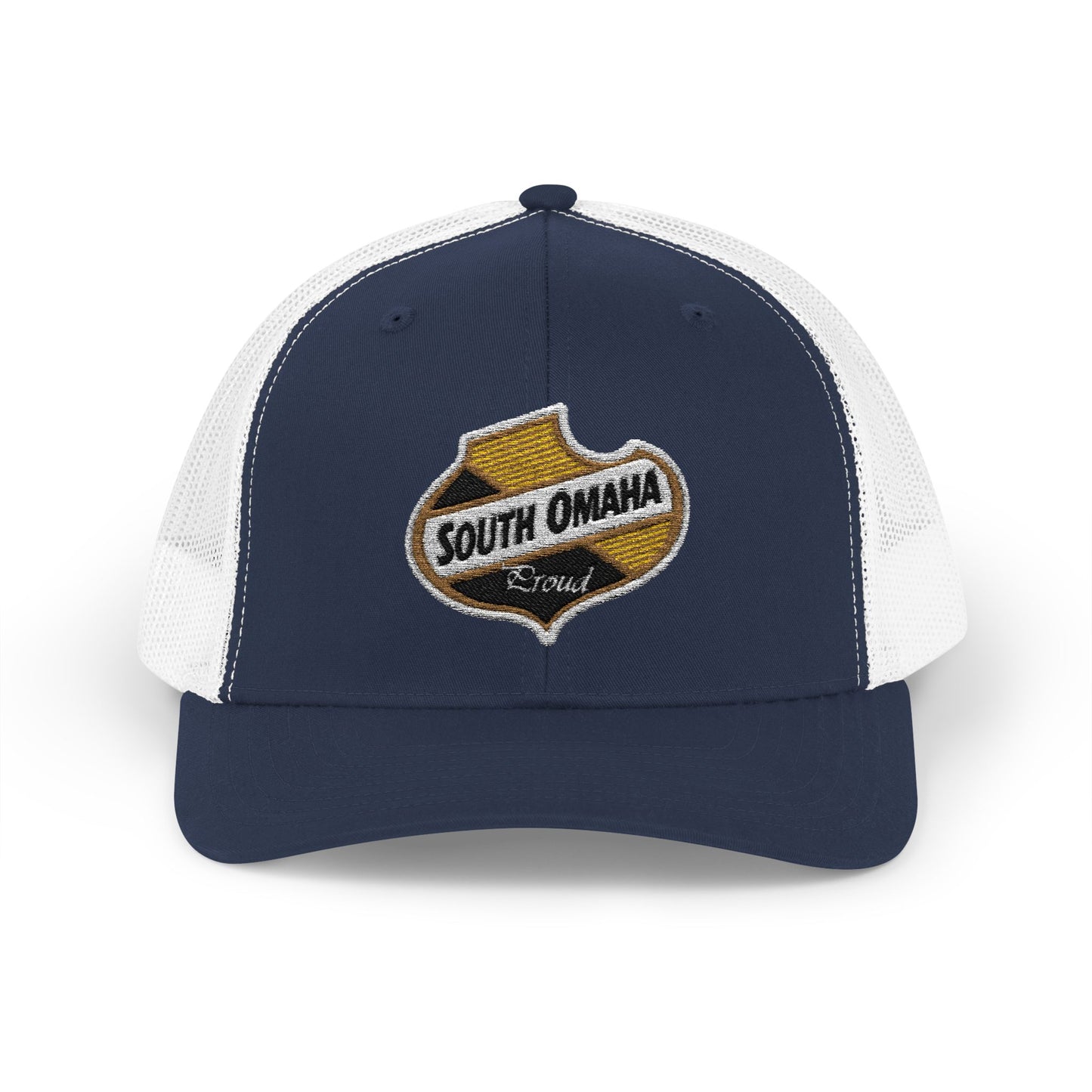 South Omaha Falstaff Spade Snapback Trucker Cap - Trendy Baseball Hat, Stylish Accessory, Perfect for Summer Festivals, Casual Outings, Birthday Gifts