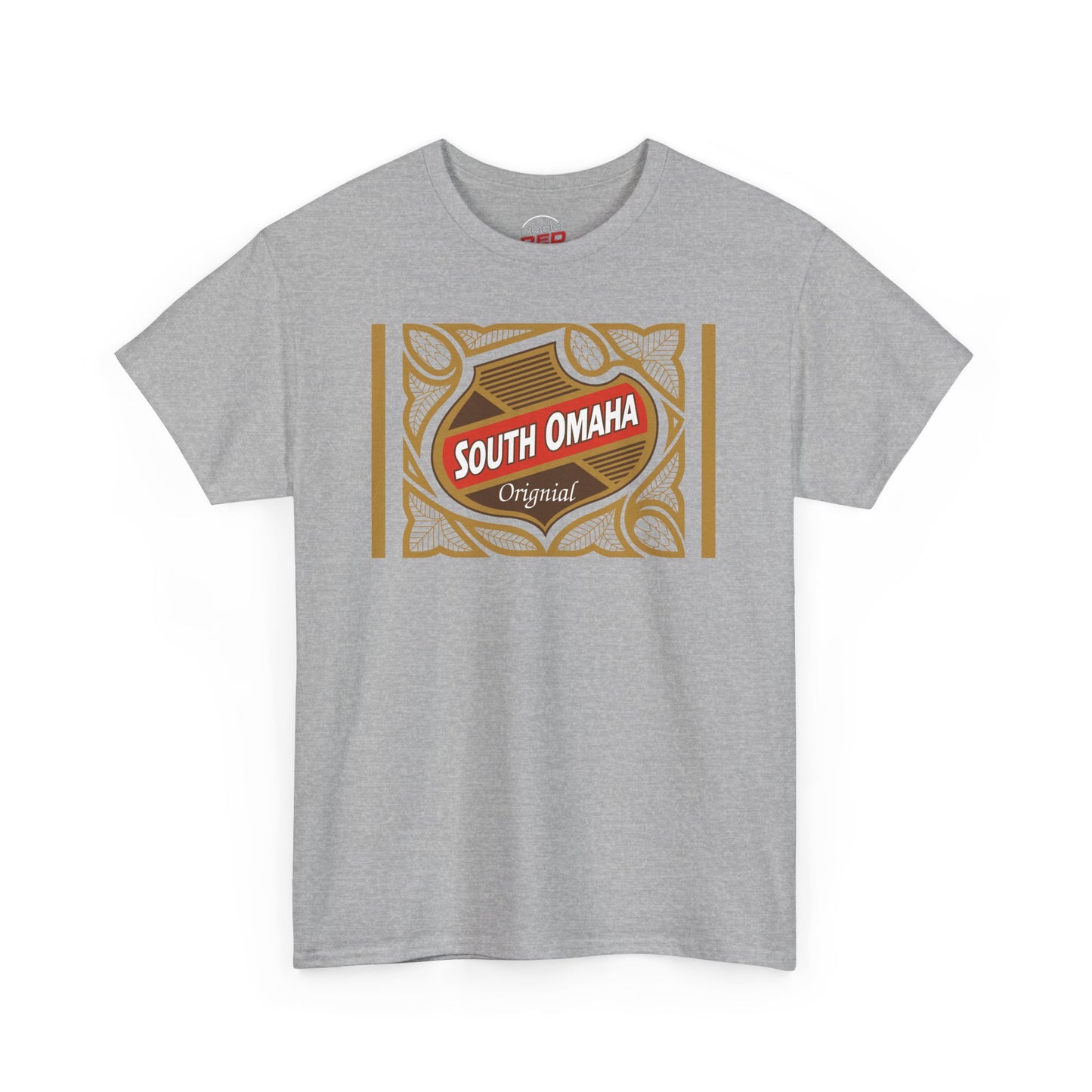 South Omaha 'Original' Falstaff Red Stripe Label Retro T-Shirt