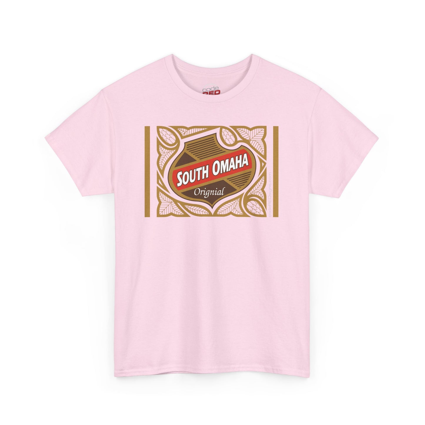 South Omaha 'Original' Falstaff Red Stripe Label Retro T-Shirt