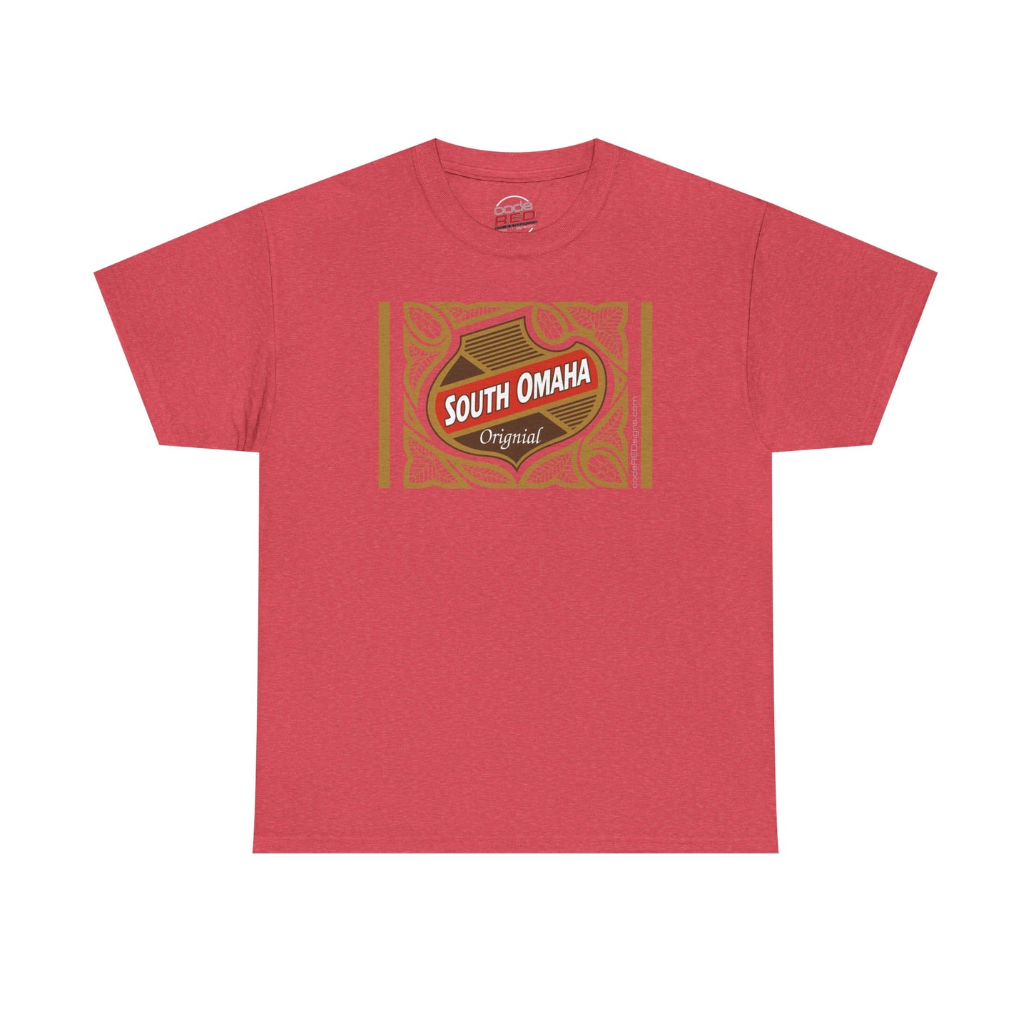 South Omaha 'Original' Falstaff Red Stripe Label Retro T-Shirt