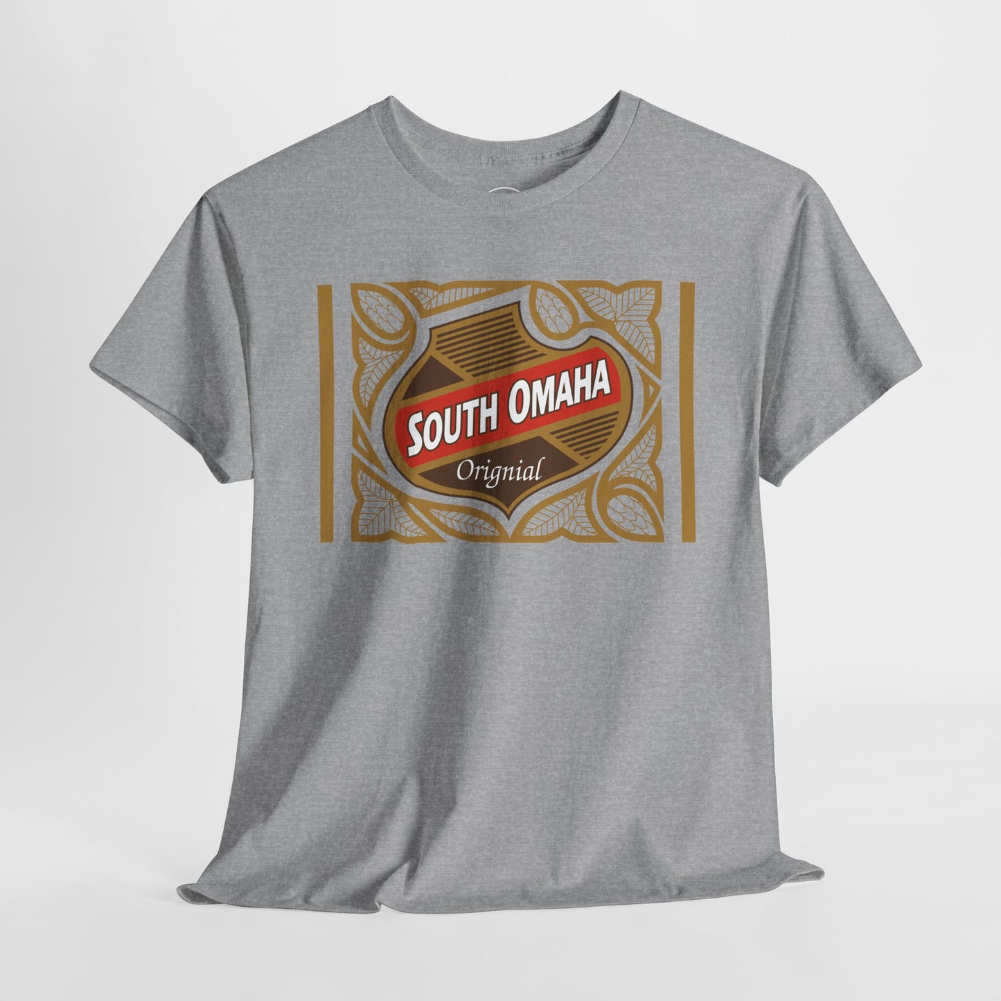 South Omaha 'Original' Falstaff Red Stripe Label Retro T-Shirt