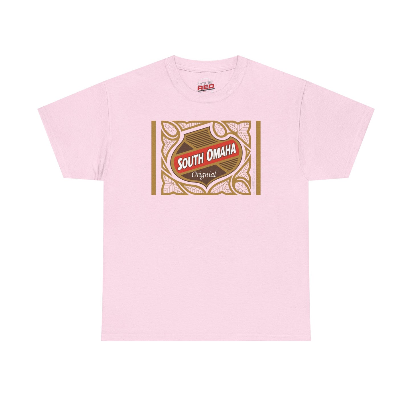 South Omaha 'Original' Falstaff Red Stripe Label Retro T-Shirt
