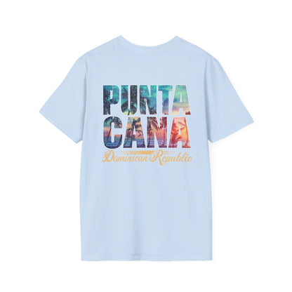 Punta Cana Unisex Softstyle T-Shirt, Relaxed Fit Tee, Beach Vacation Shirt, Dominican Republic Gift, Summer Travel Apparel
