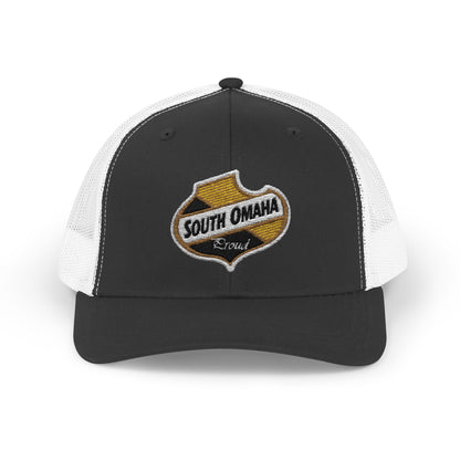 South Omaha Falstaff Spade Snapback Trucker Cap - Trendy Baseball Hat, Stylish Accessory, Perfect for Summer Festivals, Casual Outings, Birthday Gifts