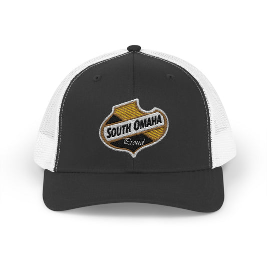 South Omaha Falstaff Spade Snapback Trucker Cap - Trendy Baseball Hat, Stylish Accessory, Perfect for Summer Festivals, Casual Outings, Birthday Gifts
