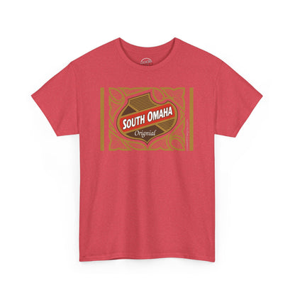 South Omaha 'Original' Falstaff Red Stripe Label Retro T-Shirt