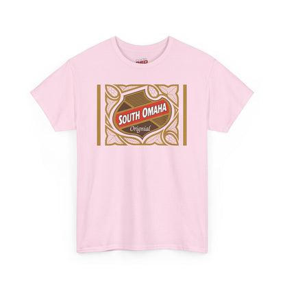 South Omaha 'Original' Falstaff Red Stripe Label Retro T-Shirt