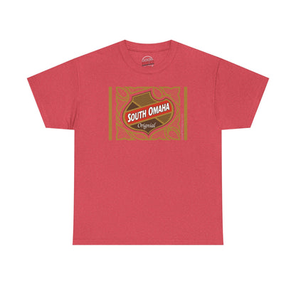 South Omaha 'Original' Falstaff Red Stripe Label Retro T-Shirt