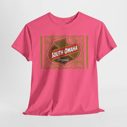 South Omaha 'Original' Falstaff Red Stripe Label Retro T-Shirt