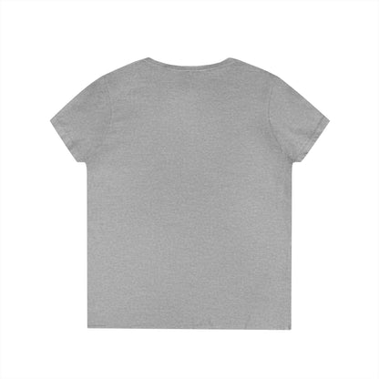 Funny V-Neck T-Shirt, Humor Tee for Women, "May Contain Alcohol: Shirt, Gift for Her, Casual Party Top