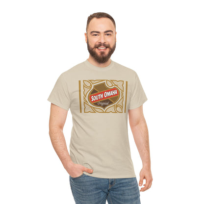 South Omaha 'Original' Falstaff Red Stripe Label Retro T-Shirt