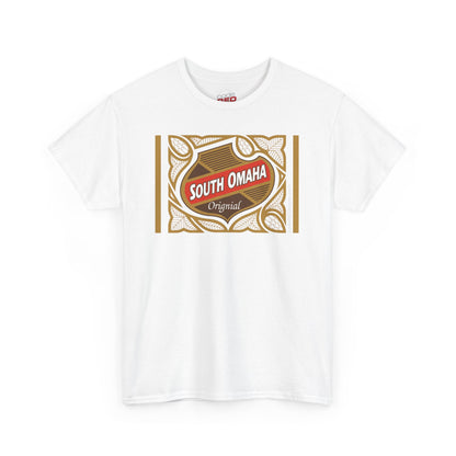 South Omaha 'Original' Falstaff Red Stripe Label Retro T-Shirt