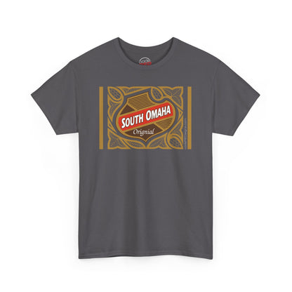 South Omaha 'Original' Falstaff Red Stripe Label Retro T-Shirt