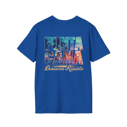 Punta Cana Unisex Softstyle T-Shirt, Relaxed Fit Tee, Beach Vacation Shirt, Dominican Republic Gift, Summer Travel Apparel