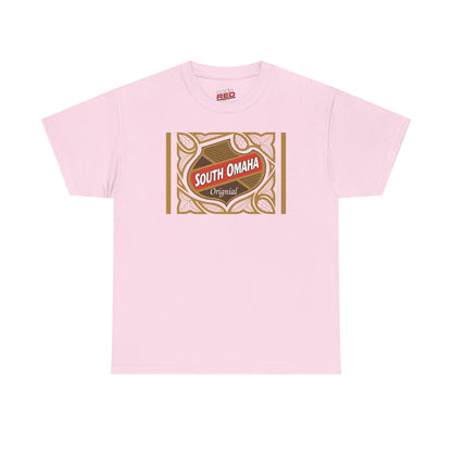 South Omaha 'Original' Falstaff Red Stripe Label Retro T-Shirt