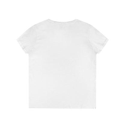 Funny V-Neck T-Shirt, Humor Tee for Women, "May Contain Alcohol: Shirt, Gift for Her, Casual Party Top