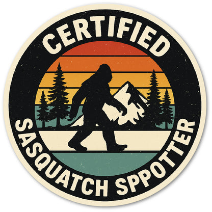 Funny Outdoor Sticker Pack – 5 Retro Camping & Hiking Decals